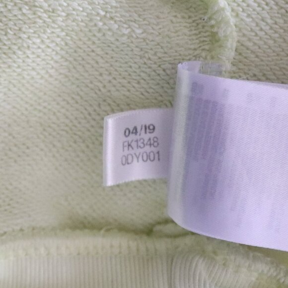 Adidas Yellow Sz XS Womens Cotton Hooded Pullover Drawstring Pocket Sweater - Picture 12 of 12